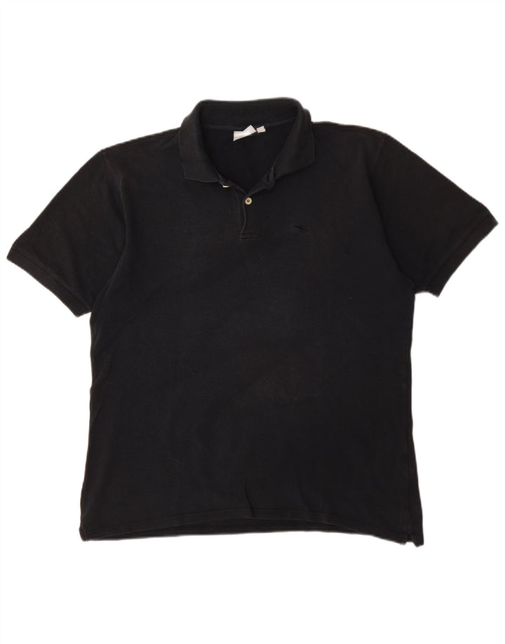 Polo Uomo Diadora Media Nera in Cotone