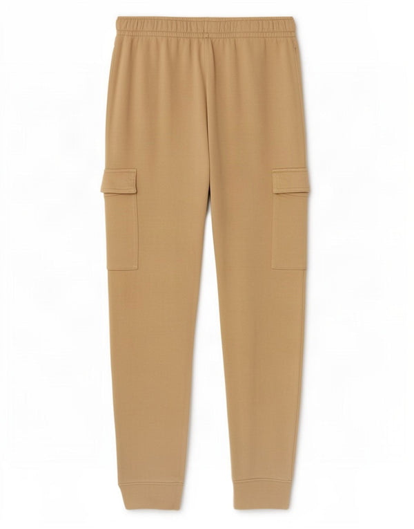 Pantaloni da tuta Nike da uomo Cargo Joggers in cotone beige medio