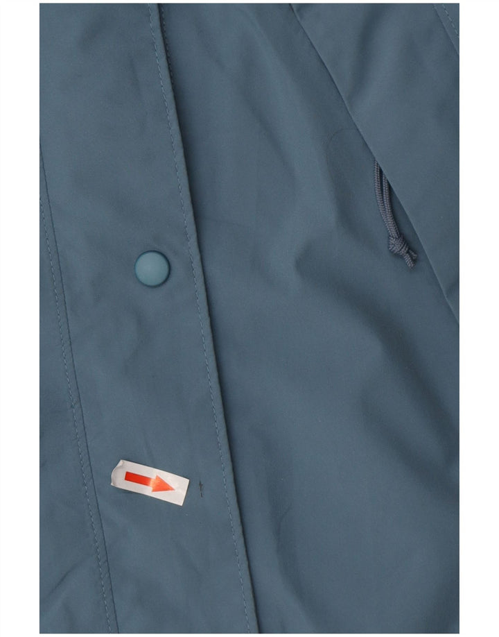 MOUNTAIN EQUIPMENT Giacca antipioggia da donna con cappuccio UK 14 Poliestere blu medio