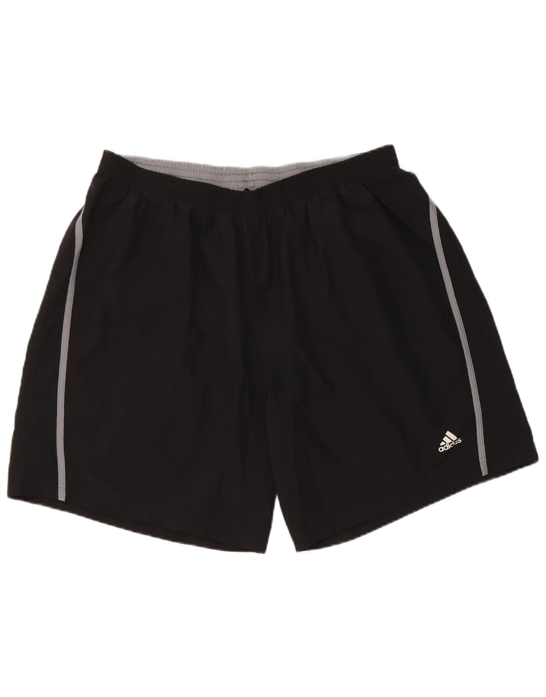 Pantaloncini sportivi da uomo Adidas grandi in poliestere nero