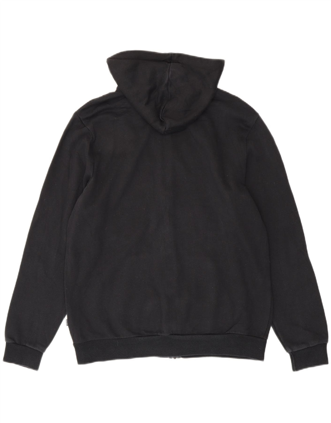 PUMA Mens Zip Hoodie Sweater Large Black Cotton Vintage Puma and Second-Hand Puma from Messina Hembry 