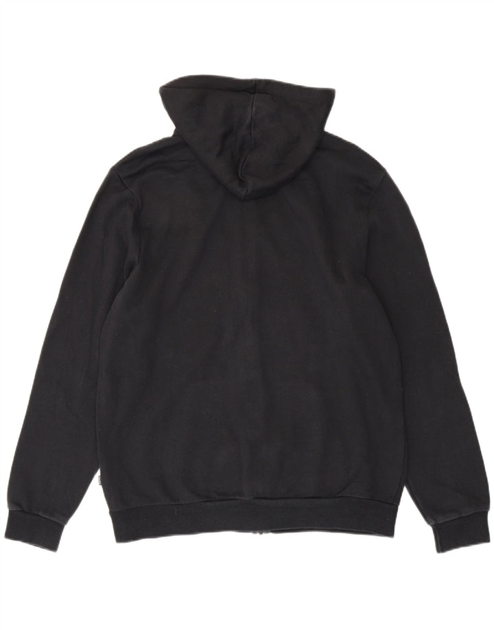 PUMA Mens Zip Hoodie Sweater Large Black Cotton Vintage Puma and Second-Hand Puma from Messina Hembry 