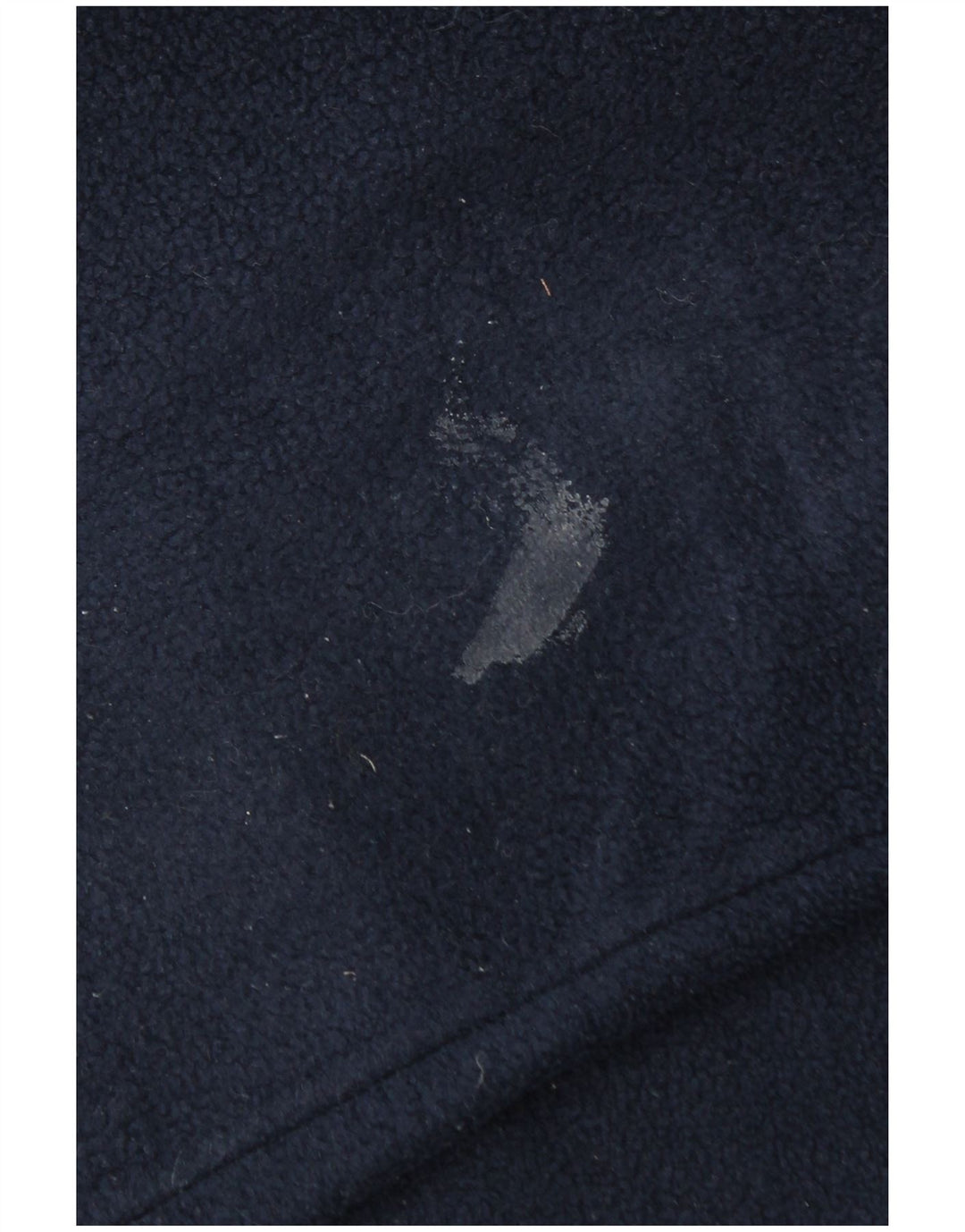 Maglione in pile da uomo Kappa con zip e collo grande in poliestere blu navy