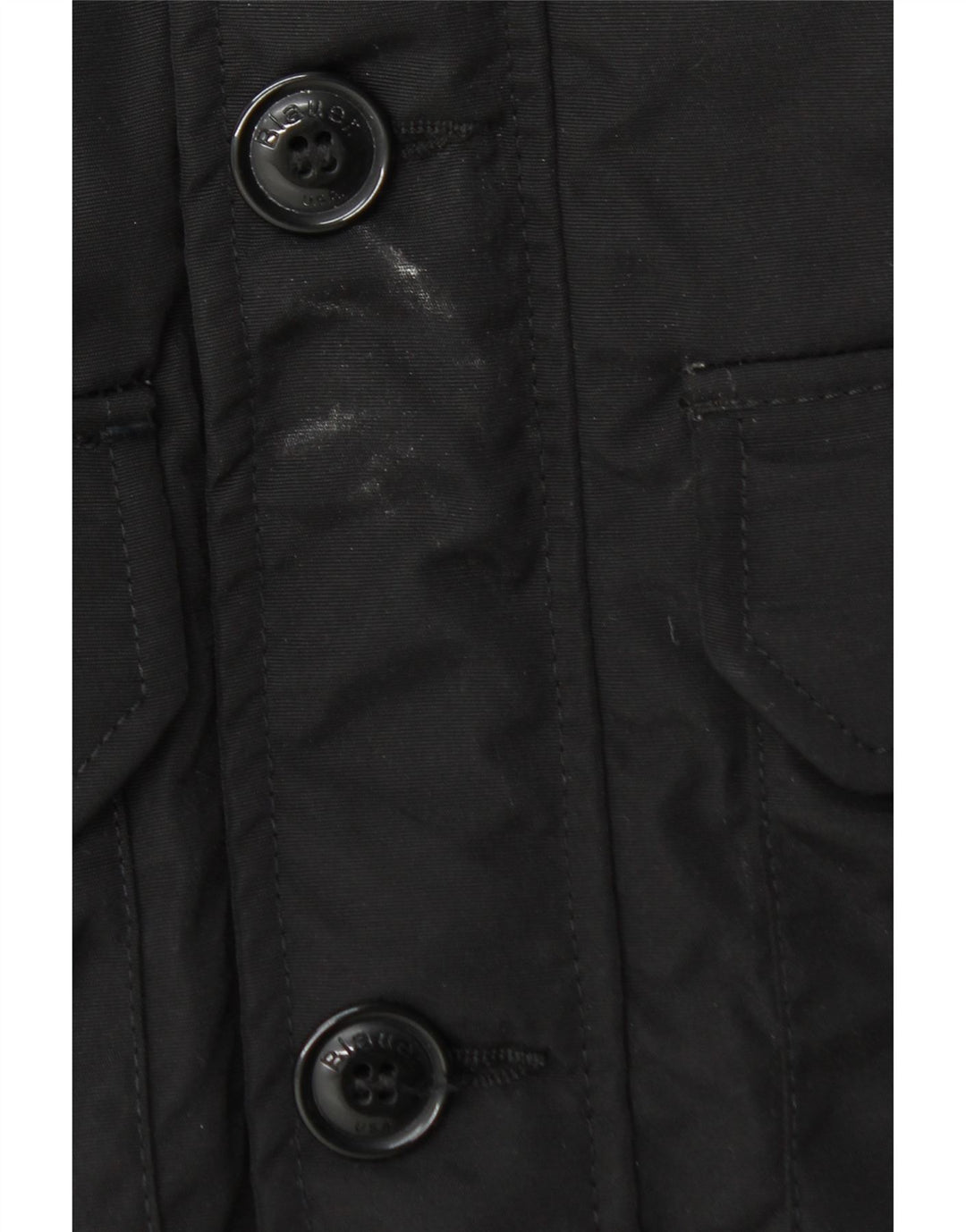 Giacca militare imbottita da uomo Blauer UK 40 grande nylon nero