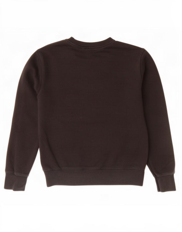 Felpa oversize da donna New Balance, maglione UK 10, piccolo cotone nero