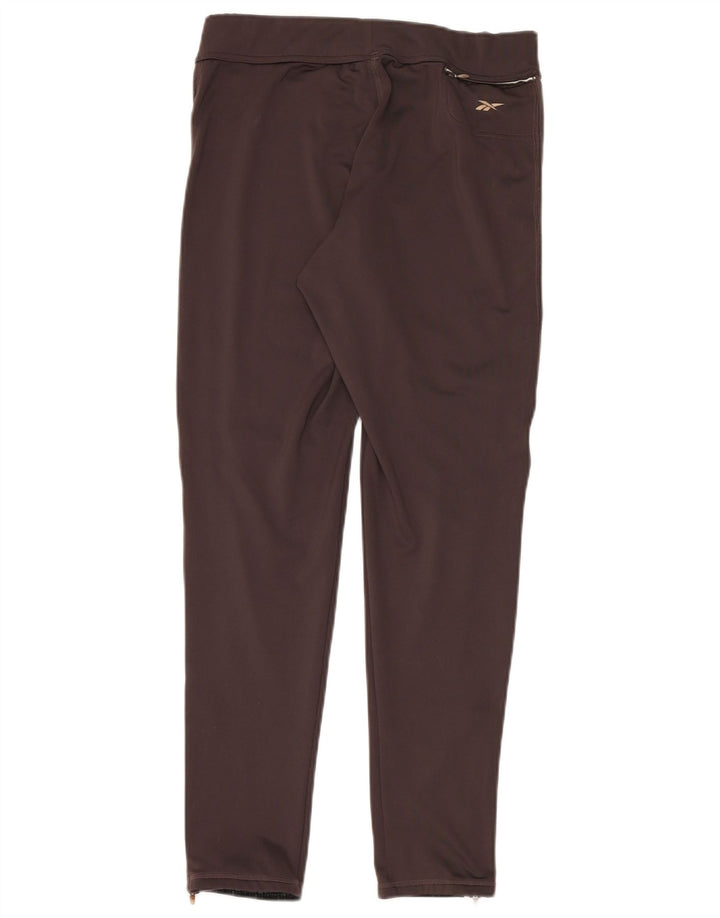 Leggings Reebok da donna UK 16 Large Marrone Poliestere