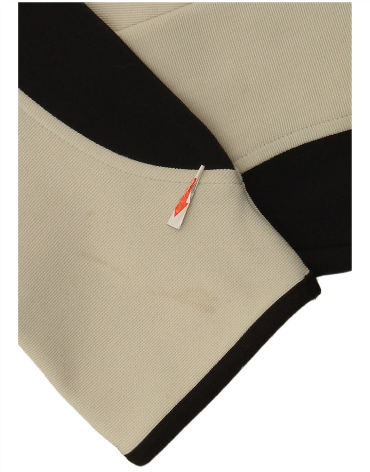 Giacca da tuta da donna Kappa UK 16 Large Poliestere color block bianco