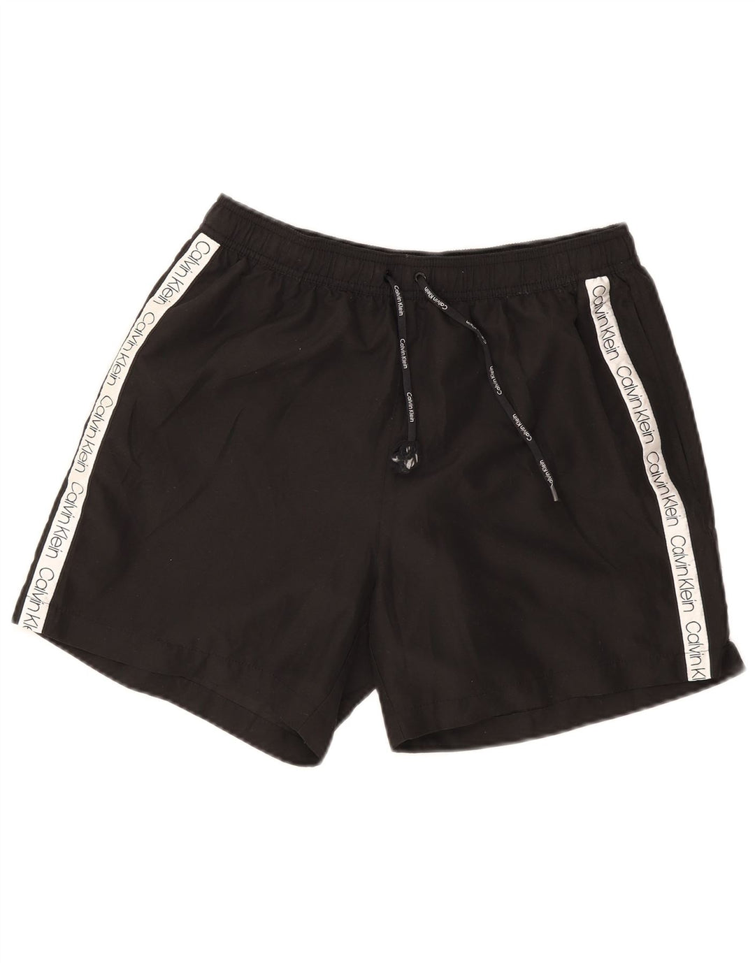 Pantaloncini da bagno grafici da uomo Calvin Klein XL poliestere color block nero