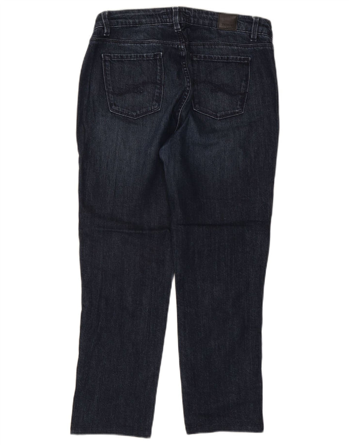 TRUSSARDI Womens Cropped Jeans W30 L24 Navy Blue Cotton