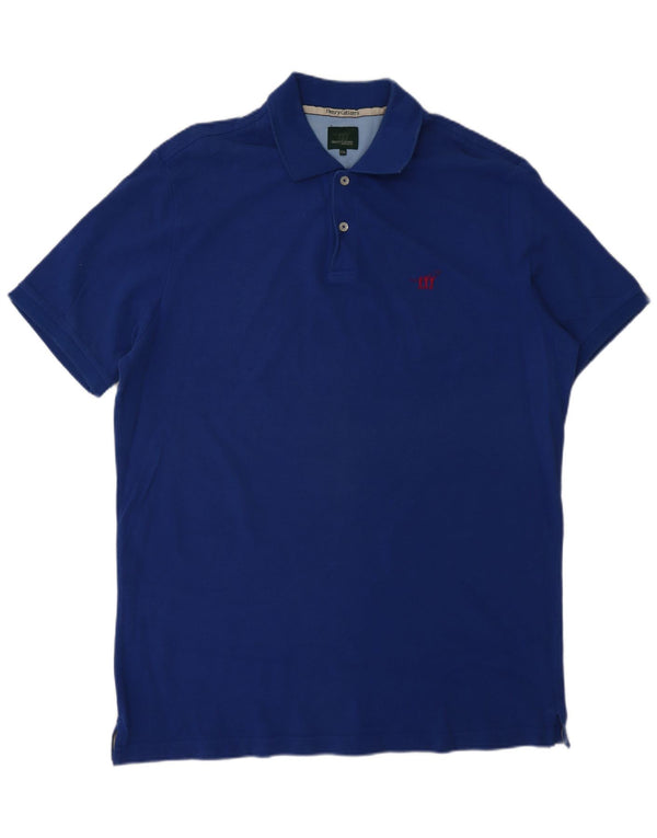 Polo da uomo Henry Cottons 2XL in cotone blu