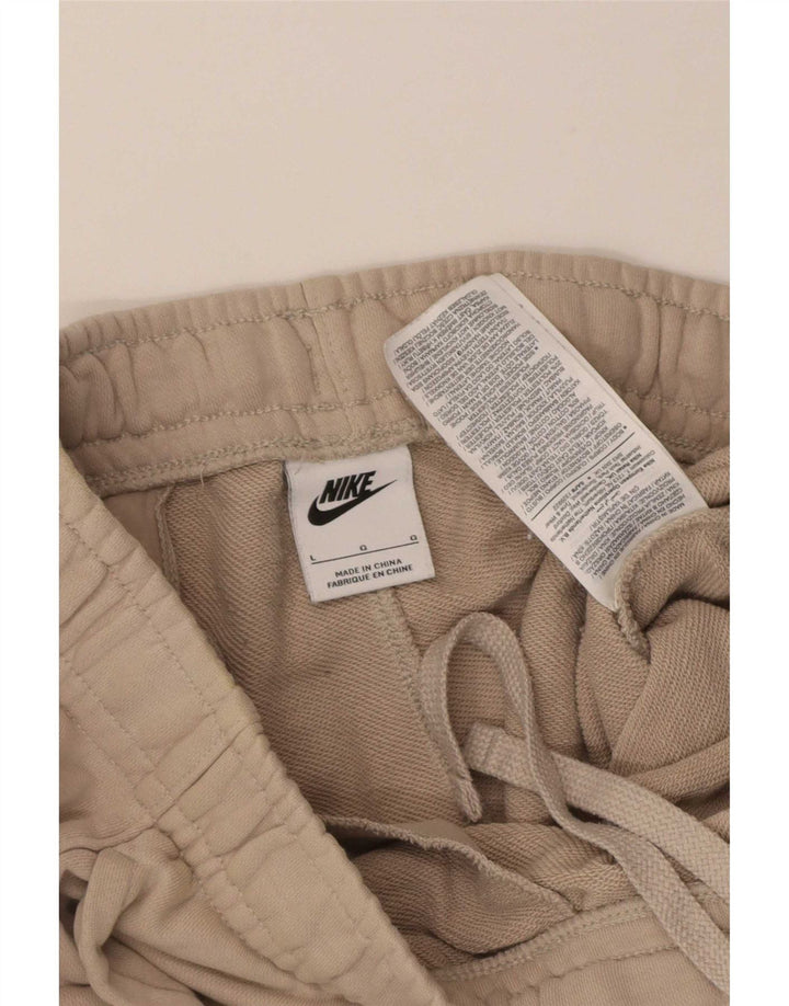 Pantaloni da tuta da uomo Nike Joggers grandi in cotone beige