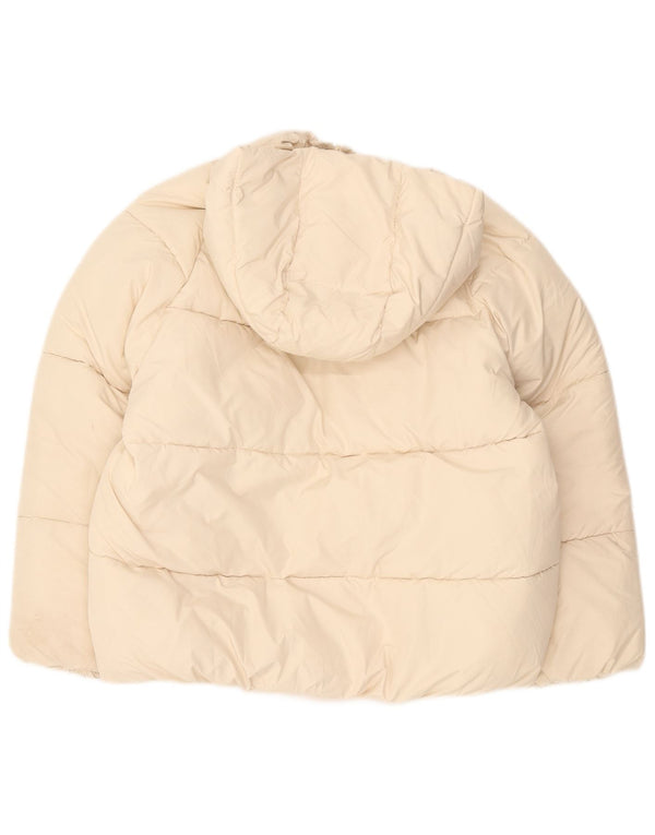 Giacca imbottita con cappuccio per ragazze Zara 11-12 anni in poliestere beige
