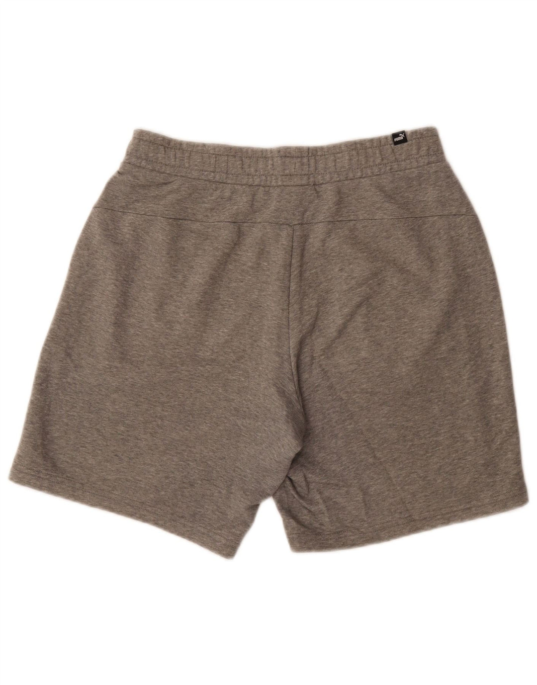Pantaloncini sportivi da uomo Puma in cotone screziato grigio medio