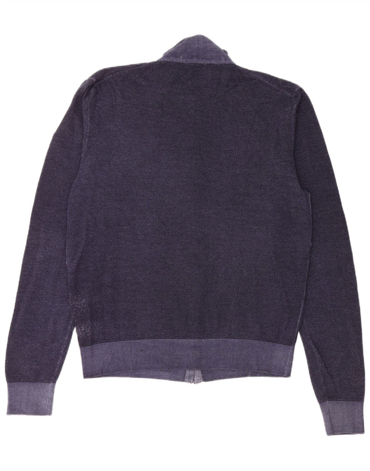 Maglione cardigan da donna Sun68 UK 20 2XL Lana blu navy