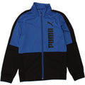 PUMA Boys Graphic Tracksuit Top Jacket 9-10 Years Black Colourblock Vintage Puma and Second-Hand Puma from Messina Hembry 
