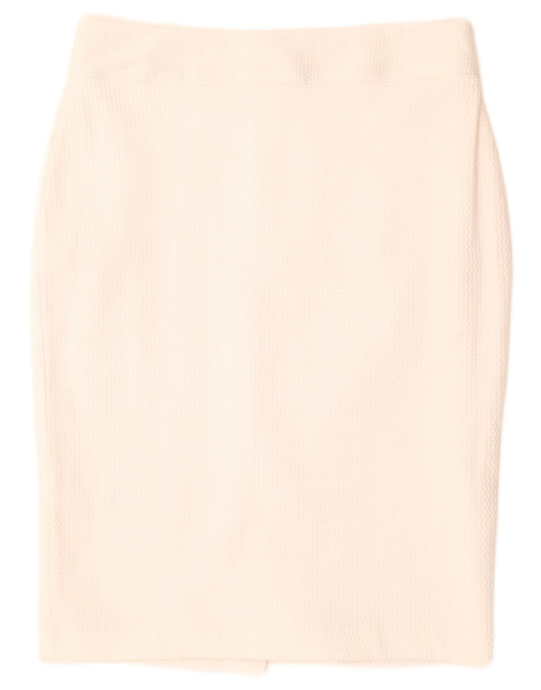 Gonna a tubino da donna Marks & Spencer UK 10 piccola W30 poliestere bianco
