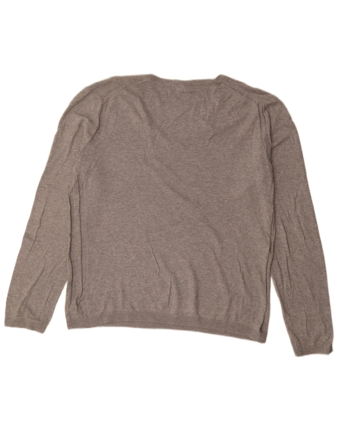 Maglione Gap da uomo con scollo a V grande in cotone grigio