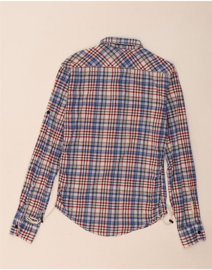 Camicia Zara da uomo a quadri piccoli multicolore