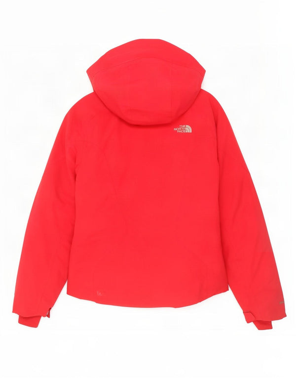 Giacca antipioggia con cappuccio da donna The North Face UK 14 nylon rosso medio