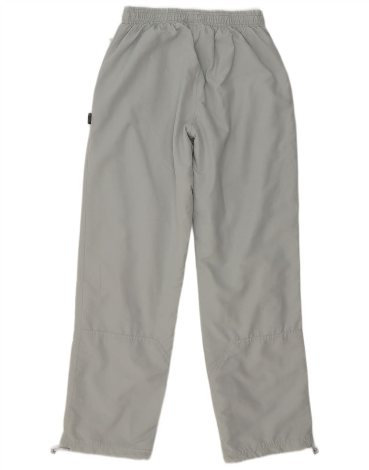 Pantaloni da tuta da uomo Adidas in poliestere grigio medio