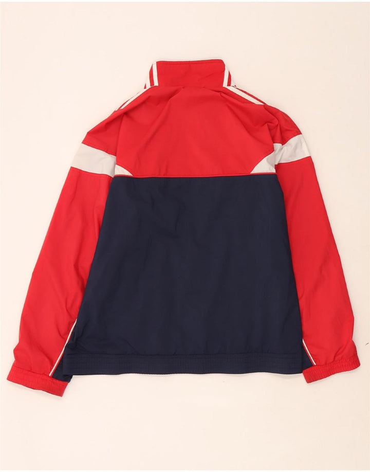 Giacca da tuta da uomo Adidas UK 38/40 Medium Blu Navy Colourblock