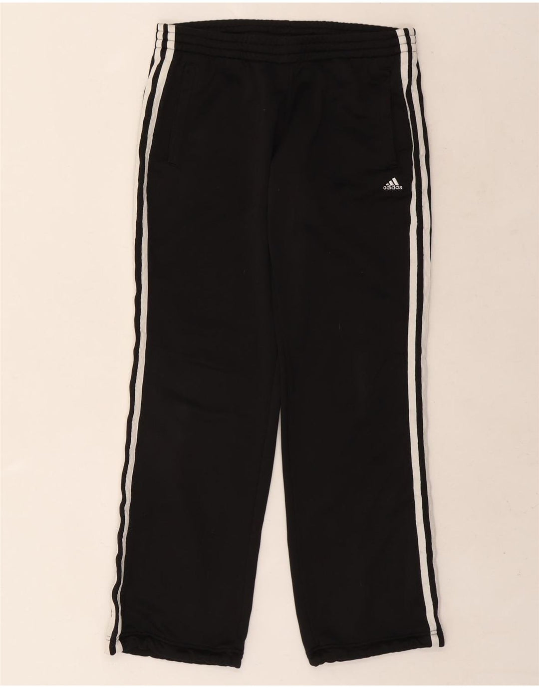 Pantaloni da tuta da donna Adidas UK 8/10 Small Nero Poliestere