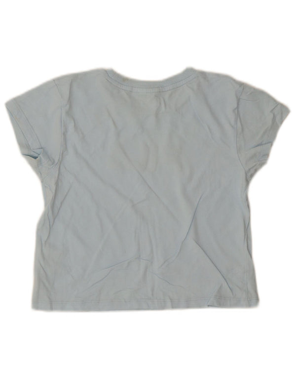 T-shirt corta con grafica per ragazze Fila 9-10 anni in cotone blu