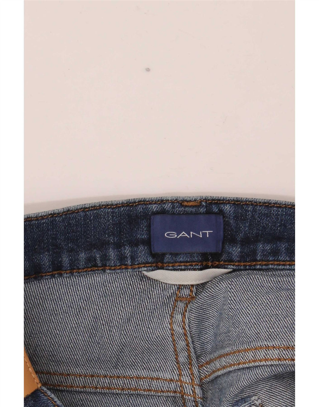 Jeans dritti da uomo Gant W38 L32 in cotone blu