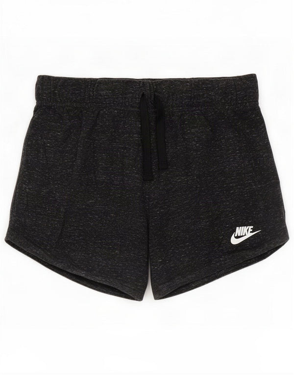 Pantaloncini sportivi Nike per ragazze 13-14 anni XL Cotone screziato grigio
