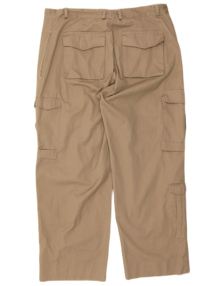 Pantaloni cargo dritti da uomo VINTAGE W36 L28 Cachi