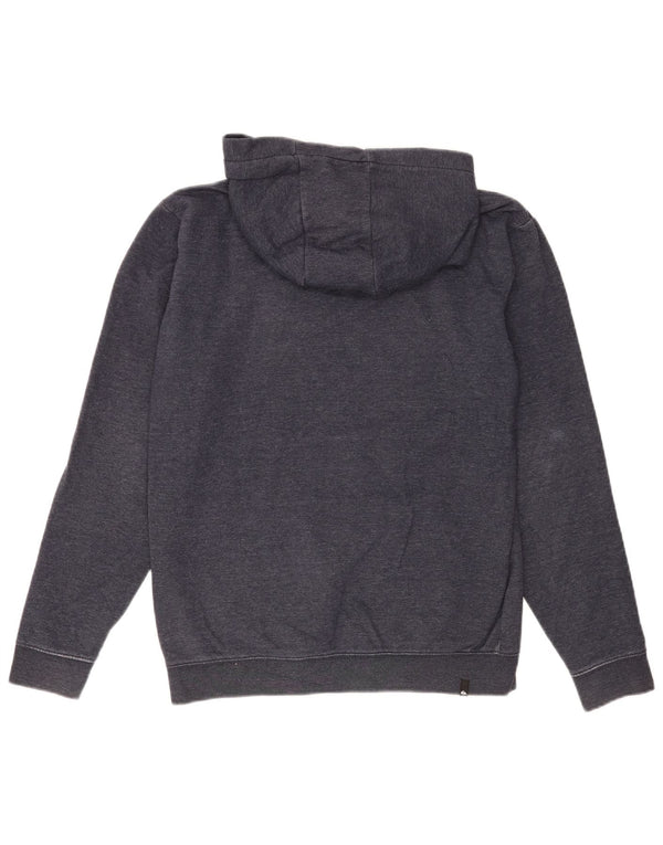 Felpa con cappuccio grafica Quiksilver da bambino 15-16 anni XL in cotone blu navy