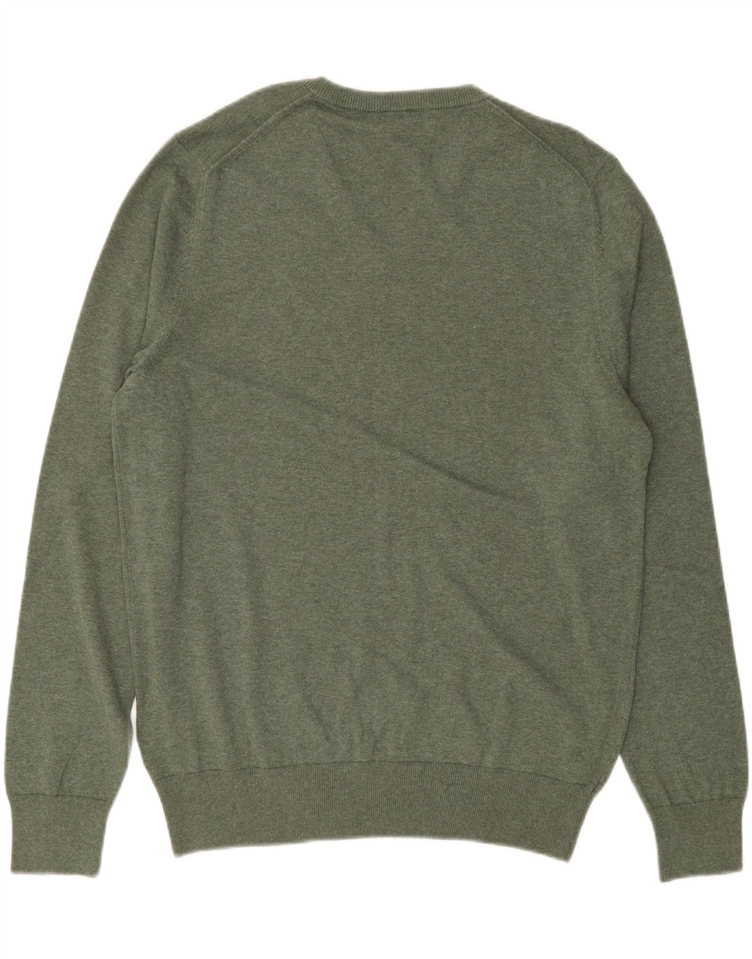 MARKS & SPENCER Maglione da uomo con scollo a V grande cotone verde