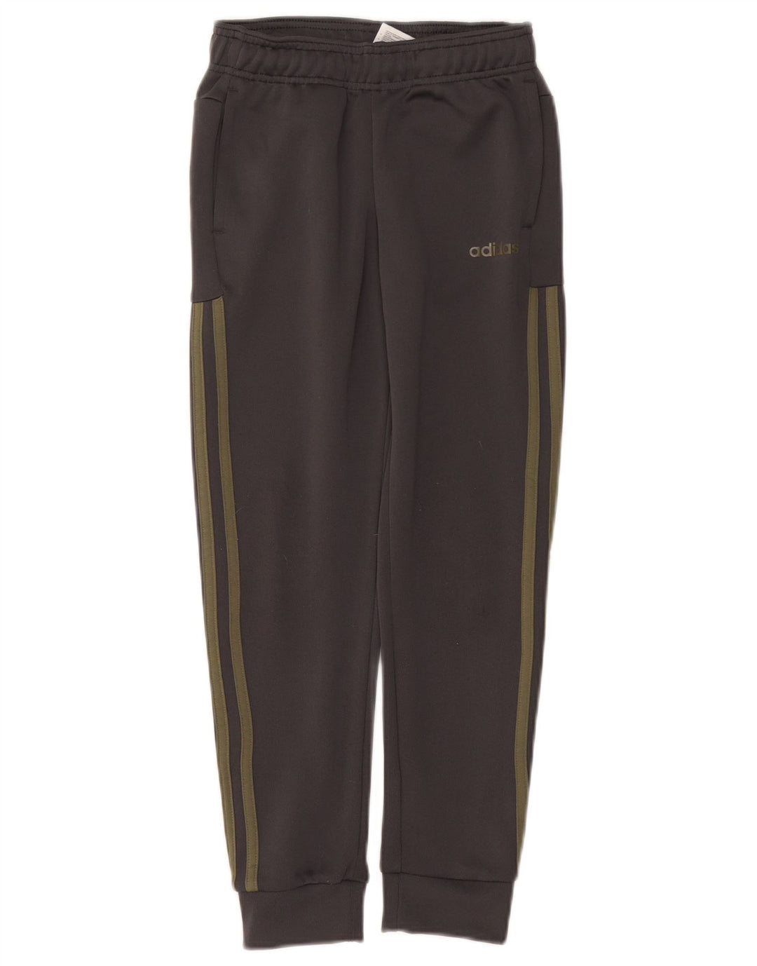 Pantaloni della tuta da ragazzo ADIDAS Joggers 9-10 anni in cotone grigio
