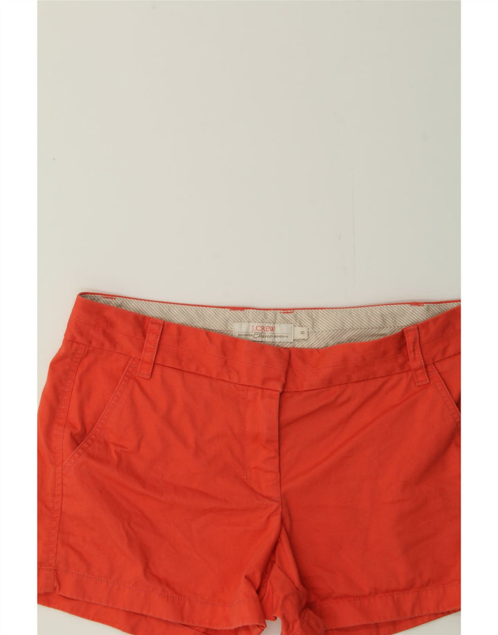 J. CREW Womens Broken In Chino Shorts US 8 Medium W34  Orange Cotton Vintage J. Crew and Second-Hand J. Crew from Messina Hembry 