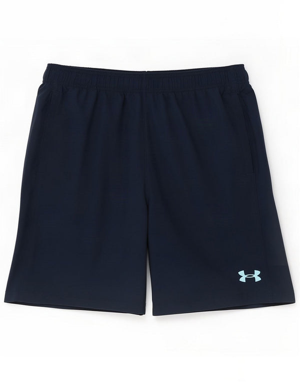 Under Armour Mens Graphic Loose Fit Sport Shorts Large Navy Blue Sports