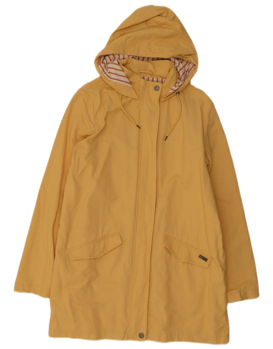 Giacca Parka con cappuccio da donna Roxy UK 16 grande cotone giallo