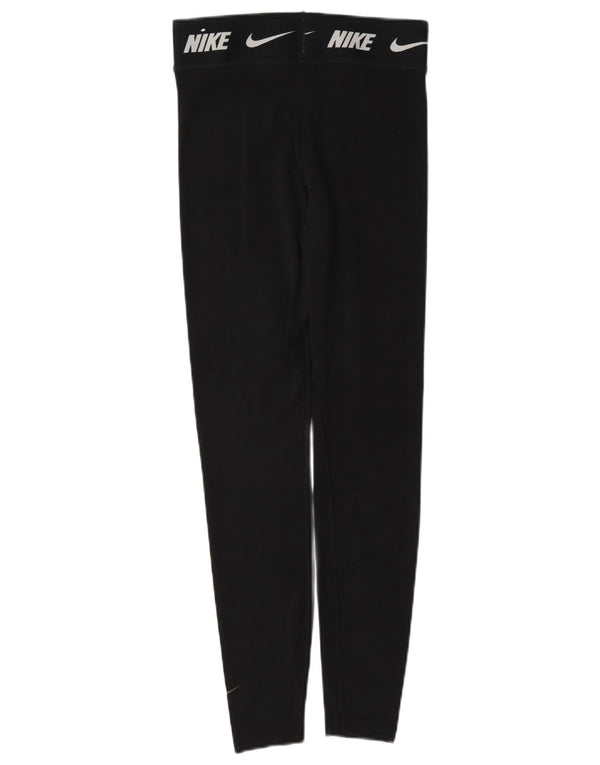 Leggings Nike da donna con grafica slim fit UK 6 XS cotone nero