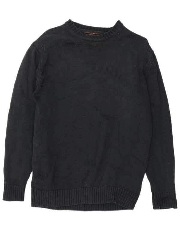 Maglione maglione girocollo da uomo Zara XL nero