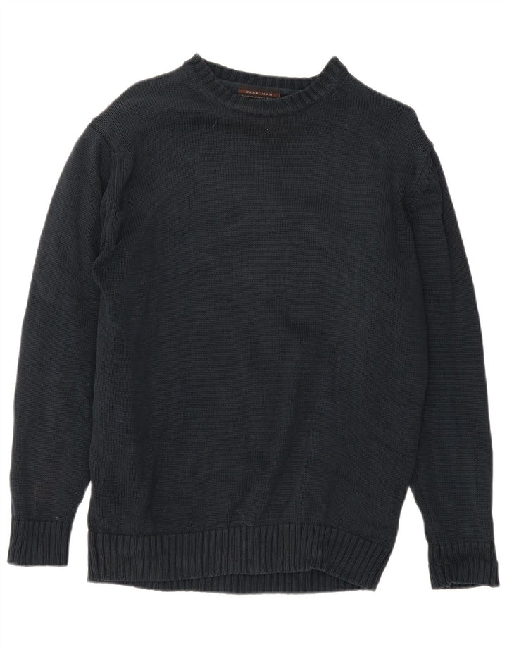 Maglione maglione girocollo da uomo Zara XL nero