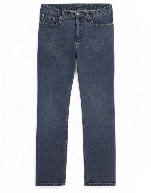 Jeans dritti da donna Armani W33 L28 Blu