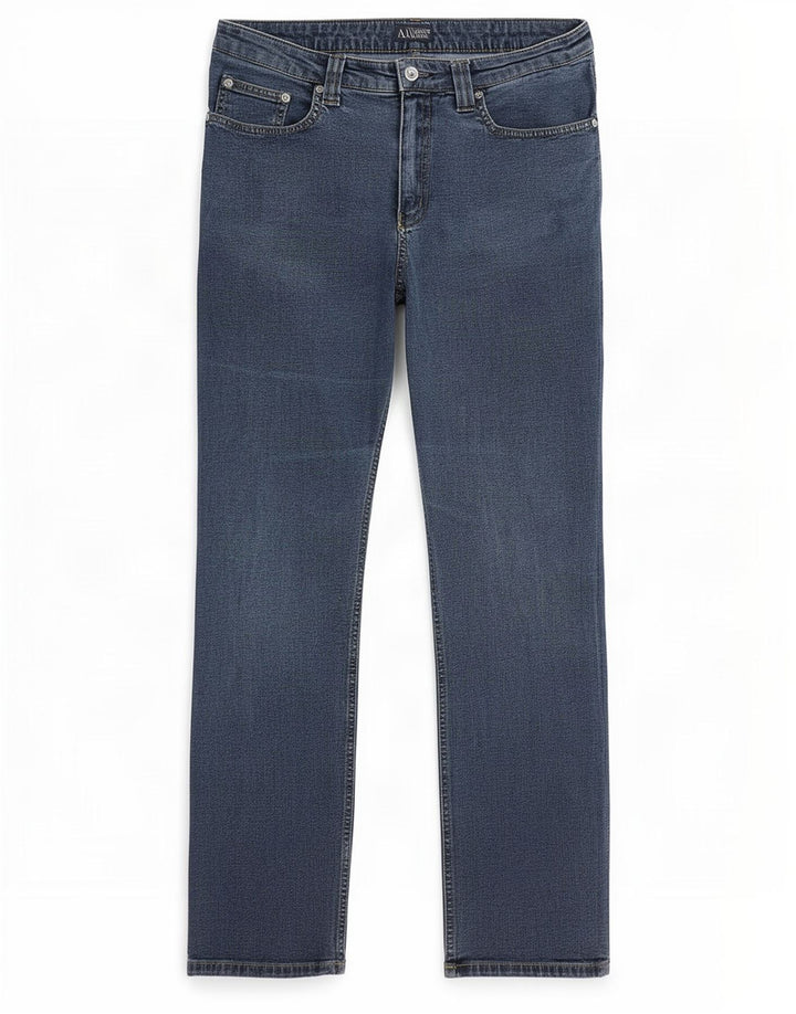 Jeans dritti da donna Armani W33 L28 Blu