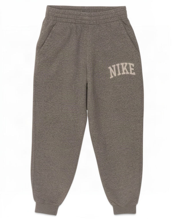 Pantaloni della tuta da ragazzo Nike Joggers 10-11 anni in cotone grigio medio