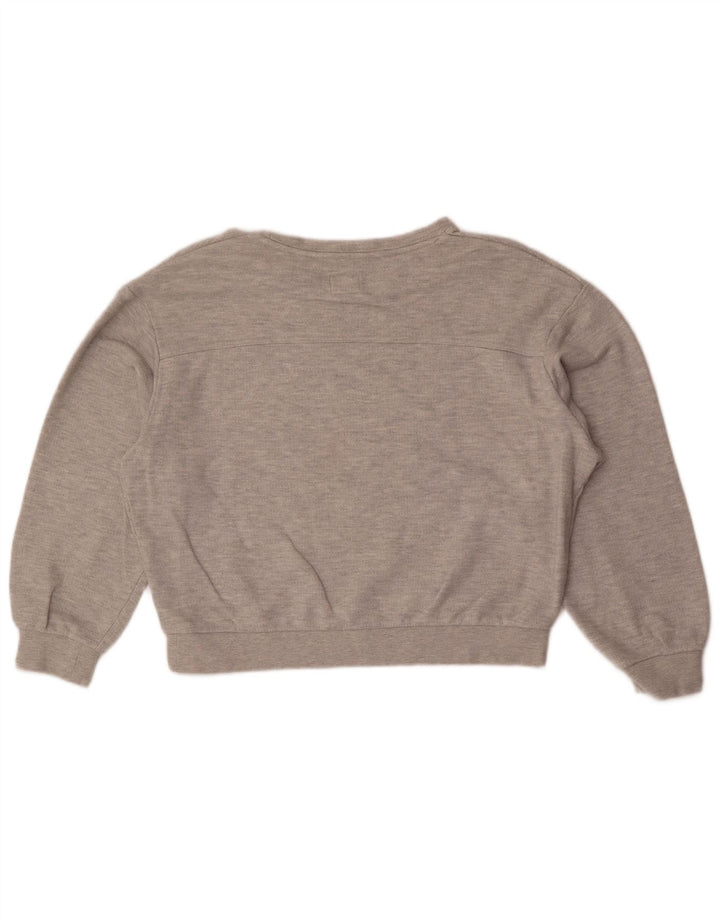 Felpa oversize con grafica da donna Mustang UK 10 Small Grigio