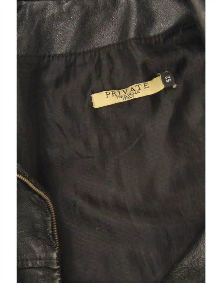 Giacca in pelle da uomo privata IT 52 XL Nera