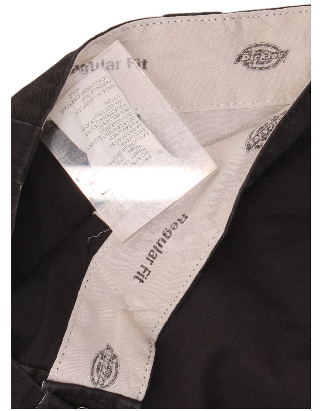 DICKIES Mens Regular Fit Cargo Shorts W40 XL Black Polyester