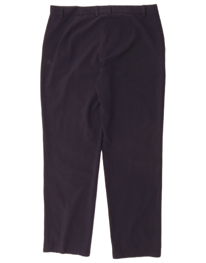 Pantaloni da abito da donna Marks & Spencer UK 12 medi W30 L28 Blu navy