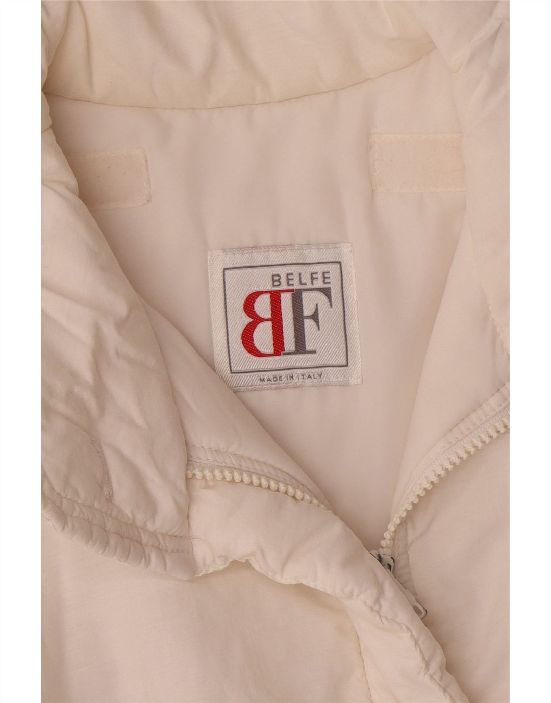 Giacca imbottita da donna Belfe & Belfe UK 14 grande poliestere bianco
