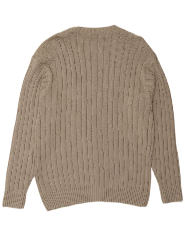 Maglione cardigan da uomo Conte of Florence XL in cotone grigio