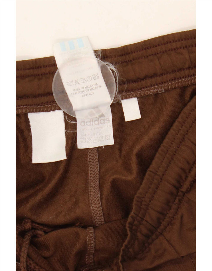 Pantaloni da tuta da uomo Adidas Joggers UK 38/40 Poliestere marrone medio