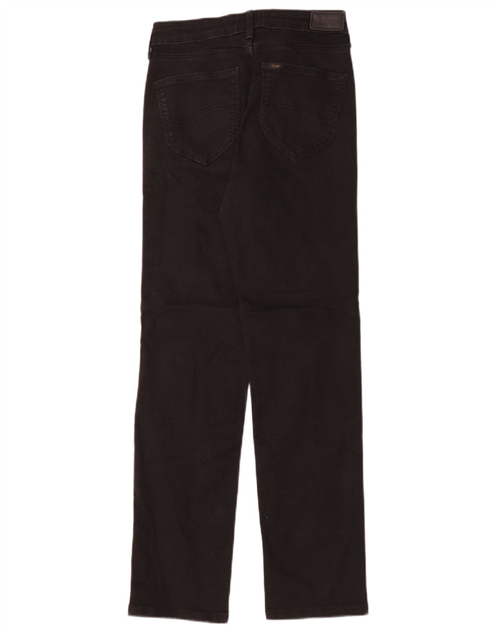 Jeans dritti Marion da donna Lee W29 L28 cotone nero